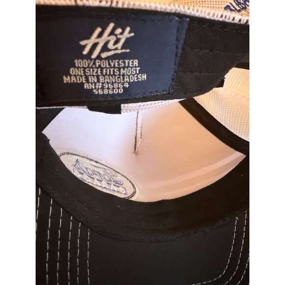 Fords Garage Trucker Hat One Size Polyester Snapback Blue & White - Picture 6 of 6